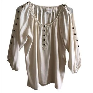 Yumi Kim cream blouse - small